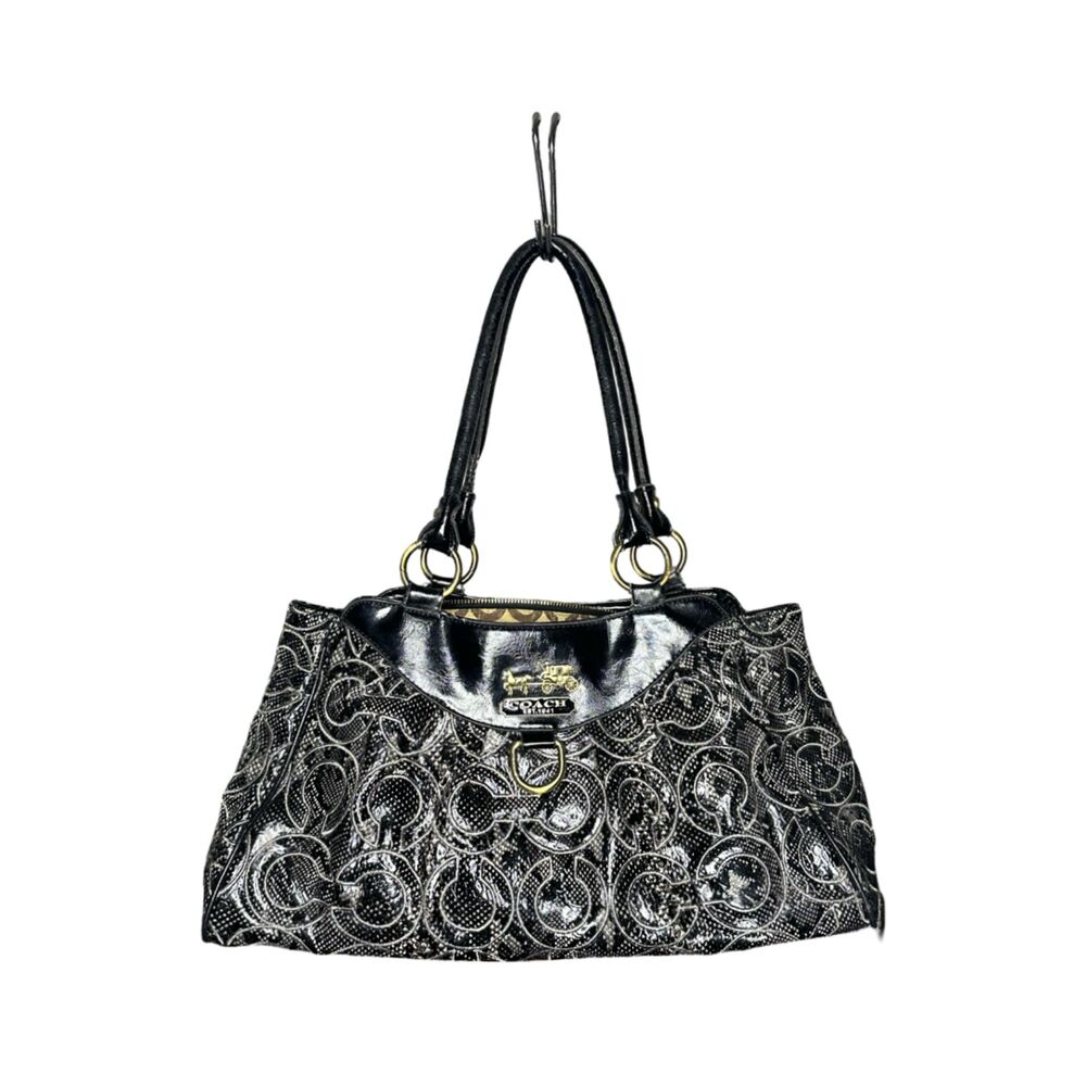 Coach Purse Used snake skin gold detail authentic Y2K